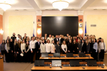 Муниципалитет совместно с Избирательной комиссией продолжает проект по политико-правовому просвещению молодежи