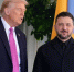 Дональд Трамп и Владимир Зеленский у Белого дома в одну из прошлых встреч | Источник: Alex Brandon / AP Photo - 76.Ru