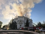 Крышу музея тушили пожарные | 76.ru