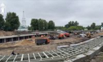 На стадионе «Спартаковец» в Ярославле создали каркас будущего амфитеатра
