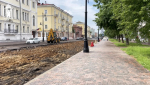 На улице Советской начались ремонтные работы